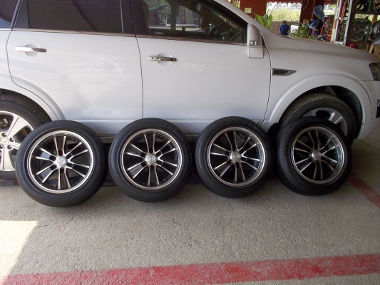 ขายแม็ก 6รู ขอบ17  พร้อมยางราคาประหยัด