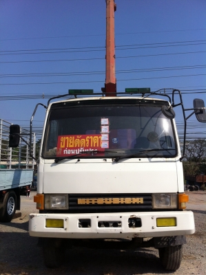 ขาย MITSUBISHI FUSO  10 ล้อ พร้อมเครน 5 ตัน + กระบะเหล็ก