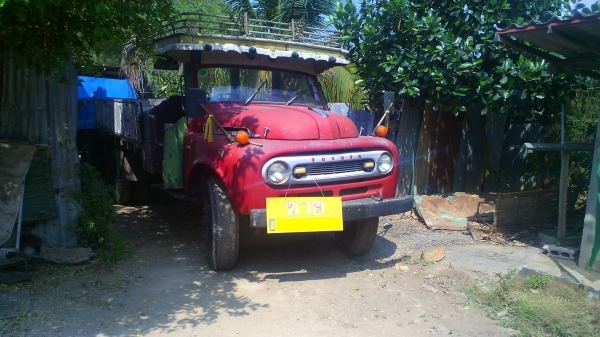 รถหกล้อ TOYOTA 500 ระหัสคัสซี 4FA80-25308 รถมีทะเบียนครบ รถใช้งานดี ในราคาสุดย่อม