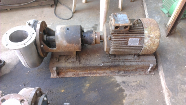 Sell> ขายปั้มหอยโข่งสแตนเลส พร้อมมอเตอร์ 3 เฟส ใช้งานได้ทันที กำแพงแสน นครปฐมครับผม