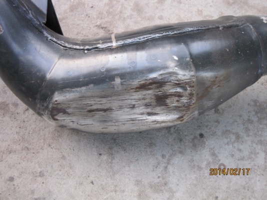ท่อไอเสียTZRR สภาพสวยเดิมๆไม่ผุไม่มีสนิม  600 (พร้อมส่ง)