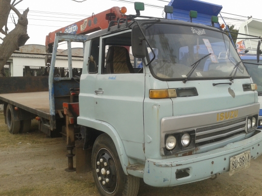 ขายISUZU JCM165แรง ติดเครน3ตัน กระบะยาว5เมตร
