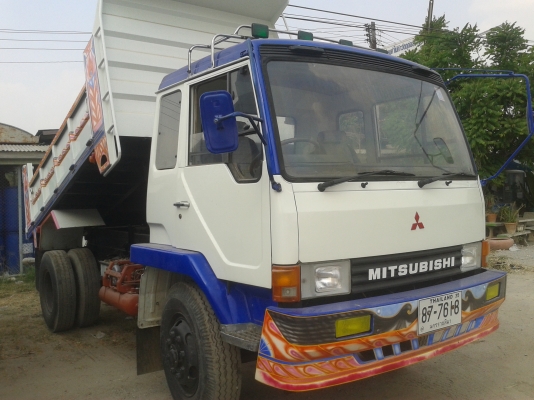 ขายดัมพ์ MITSUBISHI เครื่อง195แรง พ.เพาเวอร์ เบรกทิฟฟี่ แอร์เย็น