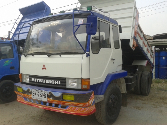 ขายดัมพ์ MITSUBISHI เครื่อง195แรง พ.เพาเวอร์ เบรกทิฟฟี่ แอร์เย็น