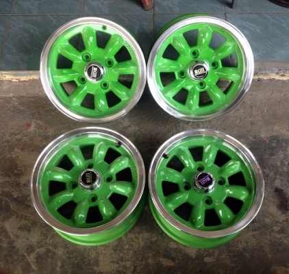 ขายกล้วยเขียว Chalenger ขอบ 13x5.5 ออฟ15 4/114.3 สวยกริ๊ป