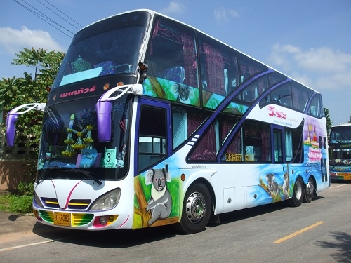 ขายรถบัส 8 ล้อ 2 ชั้นปรับอากาศ mitsubishi 8 สูบ