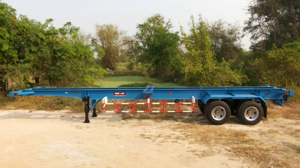 รถเทรลเลอร์นำลาภ  มงคลสยาม ขายหางก้างปลา  2  เพลา  ใหม่