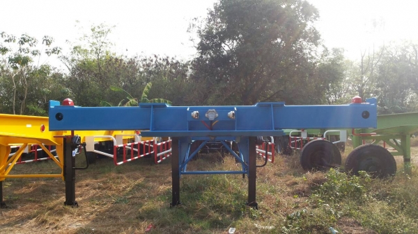 รถเทรลเลอร์นำลาภ  มงคลสยาม ขายหางก้างปลา  2  เพลา  ใหม่