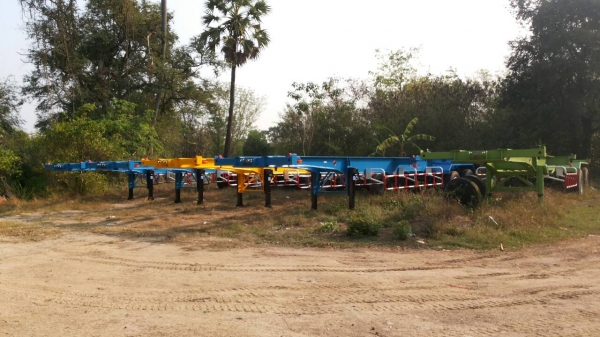 รถเทรลเลอร์นำลาภ  มงคลสยาม ขายหางก้างปลา  2  เพลา  ใหม่