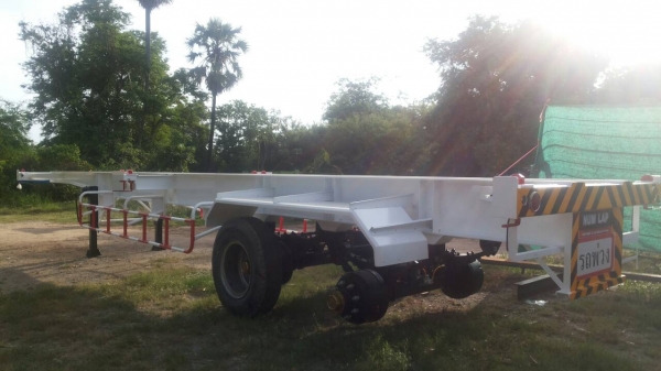 รถเทรลเลอร์นำลาภ  มงคลสยาม ขายหางก้างปลา  2  เพลา  ใหม่