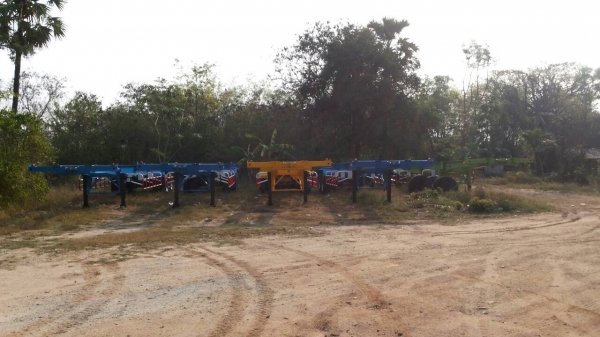 รถเทรลเลอร์นำลาภ  มงคลสยาม ขายหางก้างปลา  2  เพลา  ใหม่