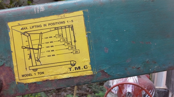 เครนยกเครื่อง TMC เครนยกเครื่อง TMC