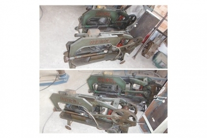 แท่นเลื่อยฮีโร่สภาพพร้อมใช้สภาพพร้อมใช้งานครับสภาพเดิมๆครับมอเตอร์มิสซู 1/3 แรงไฟบ้านครับ ราคานี้คุ้มมากครับใช้ยาว