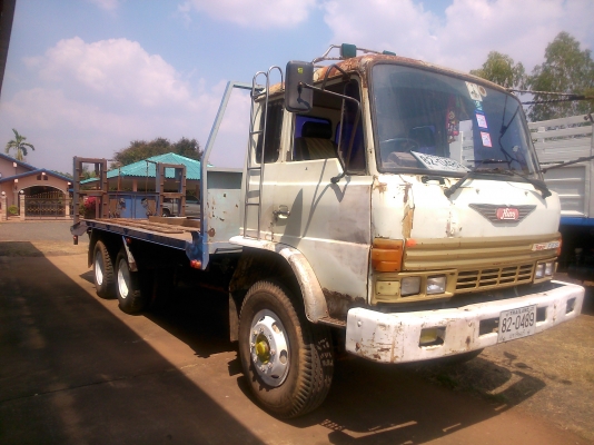 HINO KT725 รถหางปลาไฮดรอริก  1 เพลา เครื่องEH700