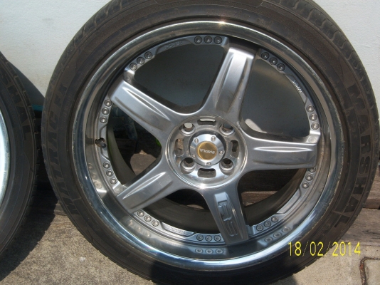 แม็กขอบ17x7.5พร้อมยางสีสวยไม่ดุ้ง