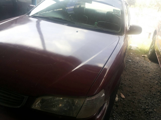 ขาย toyota corora ตองหนึ่่ง ปี97 เกียร์ทัมมะดา ติดแก๊สLPG จกไฟฟ้า