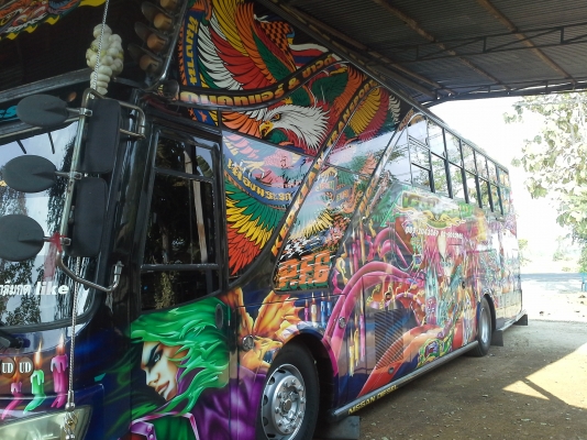 ขายรถบัสพัดลม 3 เสา เชิดชัย เครื่อง PF360 ราคา