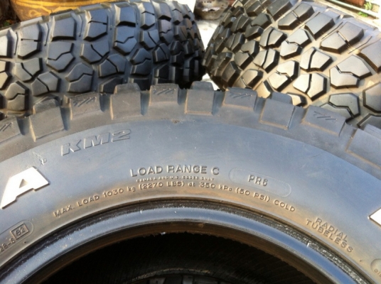 ขายยาง BF Goodrich Mud-terrain KM2 31 10.5 r15 ดอกหนาๆ ขายยาง BF Goodrich Mud-terrain KM2 31 10.5 r15 ดอกหนาๆ