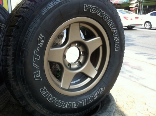 ขายยาง Yokohama Geolandar ATS  + ล้อ Lenso ลายBredley บวก10