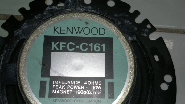 ลำโพงดอก 6(นิ้ว) KENWOOD สภาพสวย KFC-C161
