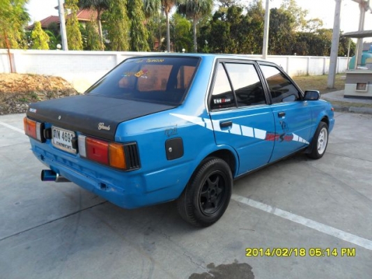 ขายรถนิสสัน ซันนี่ B11 เครื่องเดิม1.3 เกียร์ธรรมดา ภายในสวยเดิม สะอาด สีเต็มเงา แต่งสติ๊กเกอร์ รถขับด พร้อมใช้ครับ