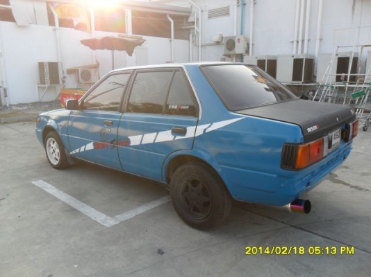 ขายรถนิสสัน ซันนี่ B11 เครื่องเดิม1.3 เกียร์ธรรมดา ภายในสวยเดิม สะอาด สีเต็มเงา แต่งสติ๊กเกอร์ รถขับด พร้อมใช้ครับ