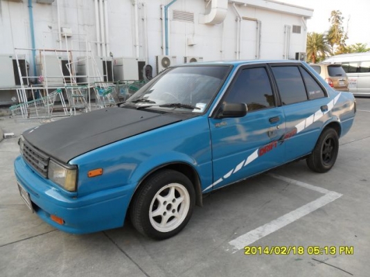 ขายรถนิสสัน ซันนี่ B11 เครื่องเดิม1.3 เกียร์ธรรมดา ภายในสวยเดิม สะอาด สีเต็มเงา แต่งสติ๊กเกอร์ รถขับด พร้อมใช้ครับ