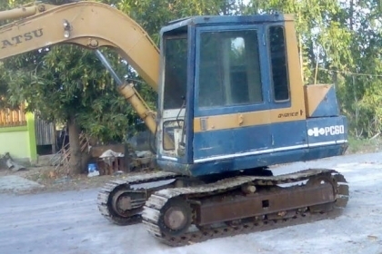 KOMATSU PC 60-5 เครื่องปั้มเดิม ช่วงล่างดี