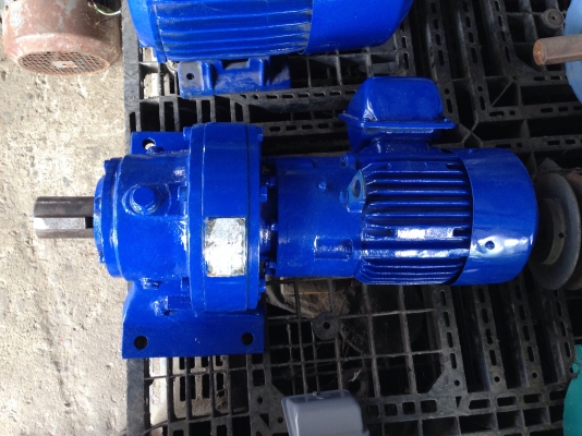 ขายมอเตอร์เกียร์ cycro drive Sumitomo 2 HP. 380 V อัตราทด 1:121 รอบช้า ฉุดงานหนักได้ดี สภาพสวย พร้อมใช้งาน