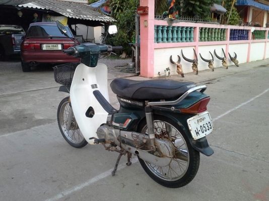 ดรีมคุรุสภารุ่นแรกสีเขียว(หายาก)ทะเบียนโอนเดิมๆ15500บาท