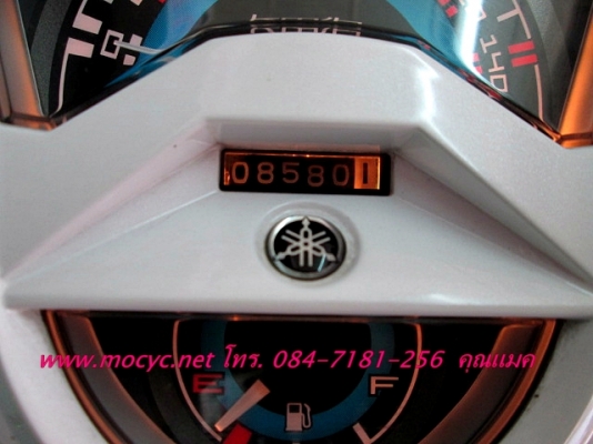 MIO 125 MX  ล้อแม็กช ปี 55  สี นํ้าเงินขาว (รถบ้าน ) มีเล่มพร้อมโอน แถมฟรี  เสื้อ และ หมวกกันน็อก 19900