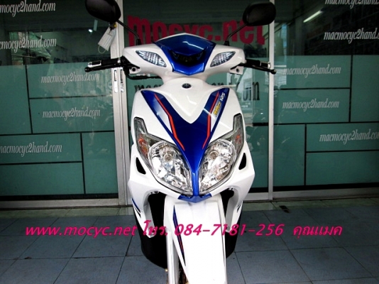 MIO 125 MX  ล้อแม็กช ปี 55  สี นํ้าเงินขาว (รถบ้าน ) มีเล่มพร้อมโอน แถมฟรี  เสื้อ และ หมวกกันน็อก 19900