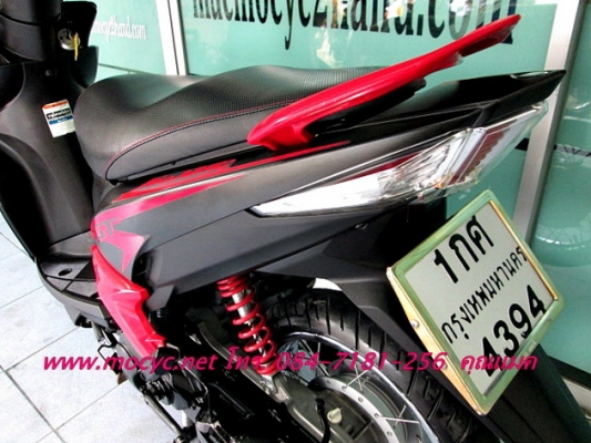 MIO 125 i GT  ปี 56  สี ดำแดง (รถบ้าน ) มีเล่มพร้อมโอน แถมฟรี  เสื้อ และ หมวกกันน็อก  25900