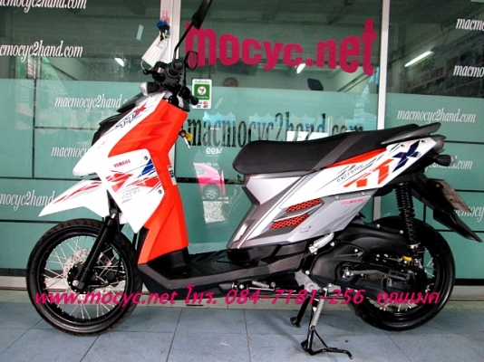 TTX   สีขาวส้ม  รถเดือน มกราคม ปี 2556 รถ 1 ปีใช้แค่ 4 พันโล ฟรี ของแถม 4 รายการ   28900
