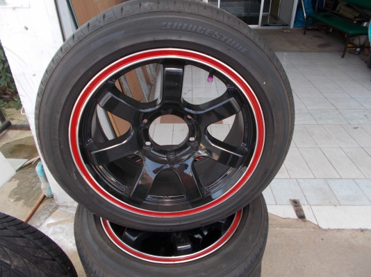 ขายแม็กขอบ17นิ้ว 15500  lensoแท้พร้อมยาง215/50/17