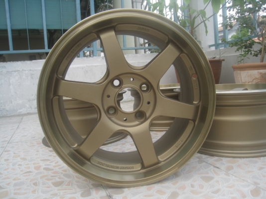 ขายล้อแม็กมือสอง Prodive 15"x7" et35 4รู100 สีน้ำตาลก้านยิงทรายครับ สนใจติดต่อเล็กคลองสามครับ (081-3747940)