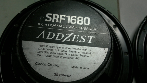 ลำโพลำโพงดอก ยี่ห้อ ADD ZEST  6 นิ้ว สภาพสวยเสียงดีรับประกันคุณภาพ