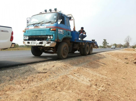 ขายรถเททรนเลอร์ หางลากแม็คโค 200 ได้  เอกสารครบ  ทะเบียนไม่ขาด