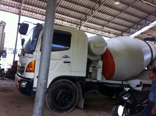 6ล้อ220แรงHINO MEGA ปี*50รถโม่ปูน4คิว ยาง1000-20 รถสวยมาก รถผู้รับเหมาใช้ส่วนตัว....