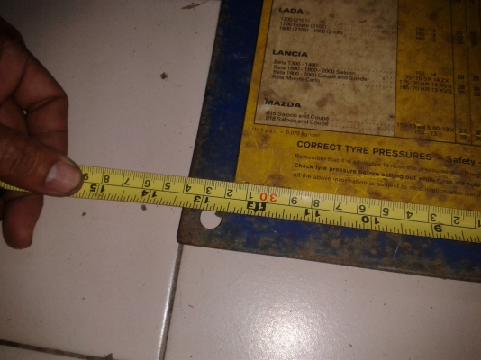 ป้ายสังกะสีมีสชลีน ปี 1978 ขาย 4500