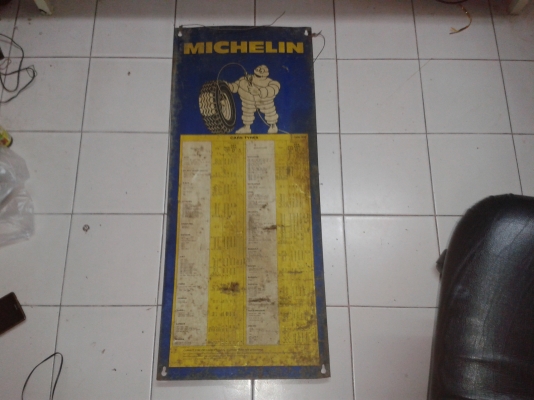 ป้ายสังกะสีมีสชลีน ปี 1978 ขาย 4500