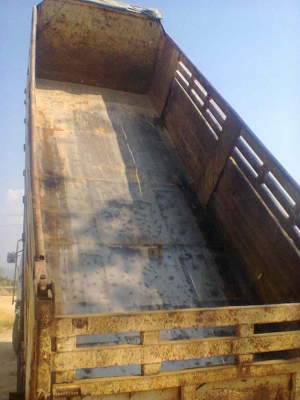 กระบะ 10 ล้อ กระบะเหล็กสามมิตร ดัมพ์