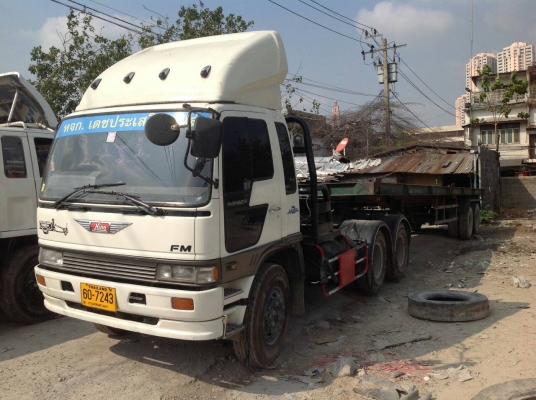 ขายรถหัวลาก HINO พร้อมหางยาวพื้นเรียบ
