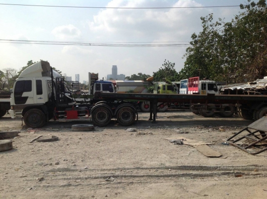 ขายรถหัวลาก HINO พร้อมหางยาวพื้นเรียบ
