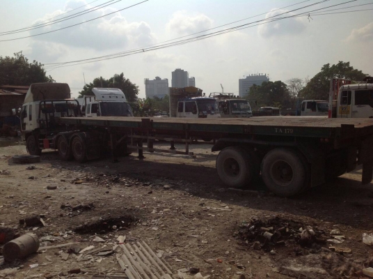 ขายรถหัวลาก HINO พร้อมหางยาวพื้นเรียบ
