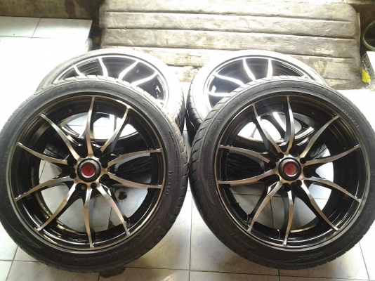 ขายล้อ Lenso samurai ไร้ริ้วรอย พร้อมยาง Toyo 205/45/17 ปลายปี08 ดอกเต็ม เนื้อนิ่ม จัดไปชุดละ 8,500 บาท ขายล้อ Lenso samurai ไร้ริ้วรอย พร้อมยาง Toyo 205/45/17 ปลายปี08 ดอกเต็ม เนื้อนิ่ม จัดไปชุดละ 8,500 บาท