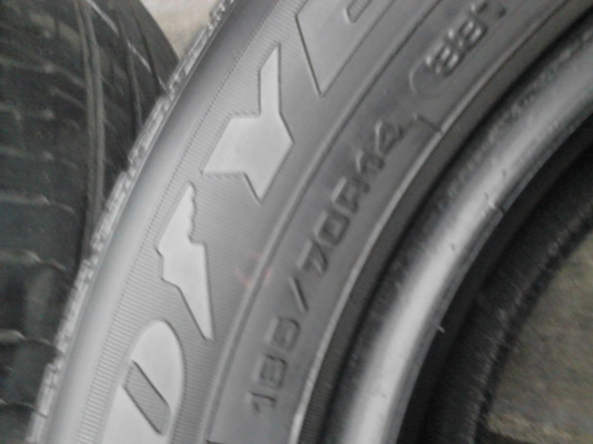 ขายยาง185/70R14และ195/70R14 มีอย่างละเส้น รวม 2 เส้น TEL.081-427-3941 ขายยาง185/70R14และ195/70R14 มีอย่างละเส้น รวม 2 เส้น TEL.081-427-3941