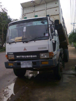 ขายรถสิบล้อดัมพ์ Mitsubishi TD เครื่อง 6D16 - 195 แรง ซีเรียล 6,xxx กระบะโคราช