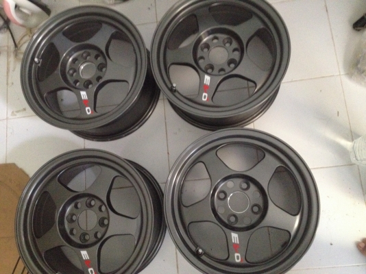 ขายล้อแม็ก Spoon / Evo 15*7  4/100 4/114 ล้อเดิมๆไม่คดไม่ดุ้งไม่เคยทำสี สภาพใหม่ๆ