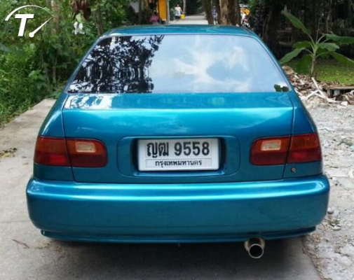 HONDA CIVIC 4 D ปี 95 เครื่อง D15B Vtec เกียร์ออโต้ แก๊ส LPG ภาษีไม่ขาด เอกสารพร้อมโอน